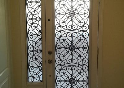 Eclipse wrought iron design by What A Pane