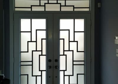 Zen Wrought iron Door Insert