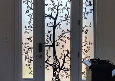 laser cut door inserts by What A Pane