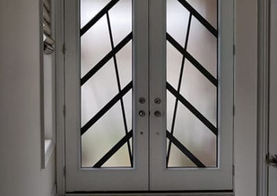 Ultra Wrought Iron Door Insert by What A Pane