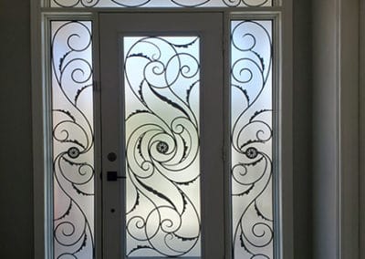 Majestic WROUGHT IRON Door Insert by What A Pane