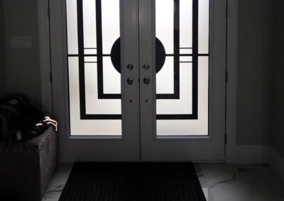 Wrought Iron Door Insert by What A Pane