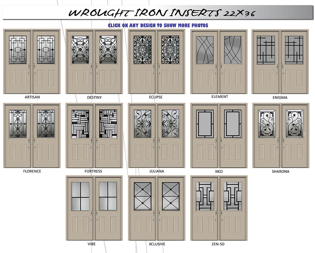 Wrought iron 22X36