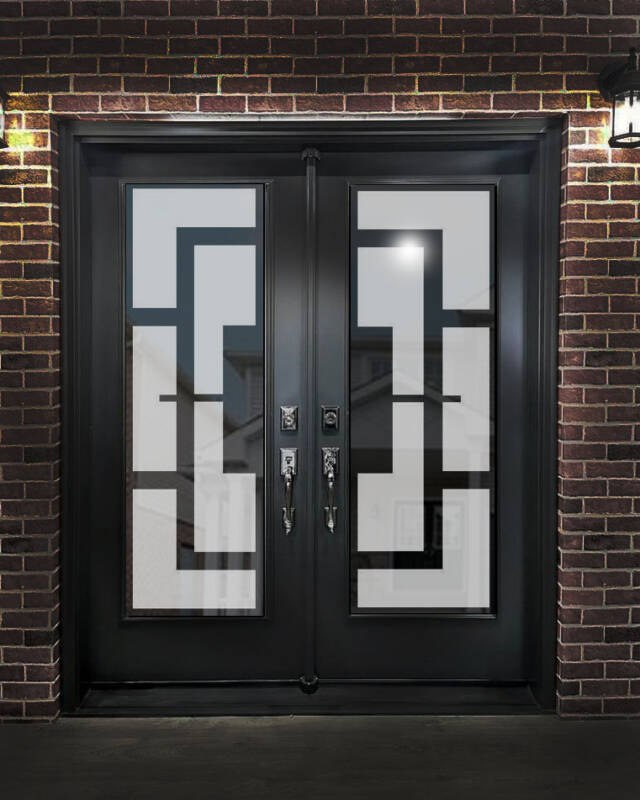 Magnum wrought iron door insert