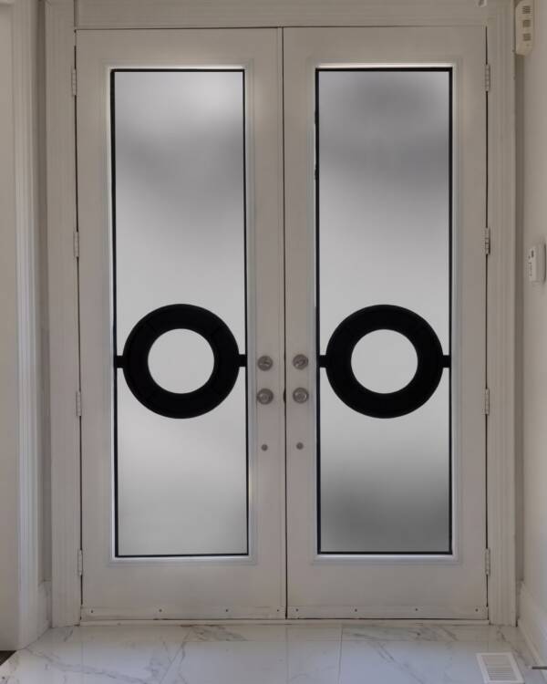 Model WP-1060 inserts in a white double door