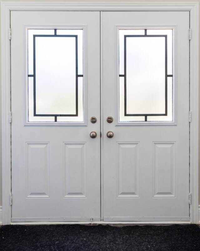 Neo wrought iron door insert