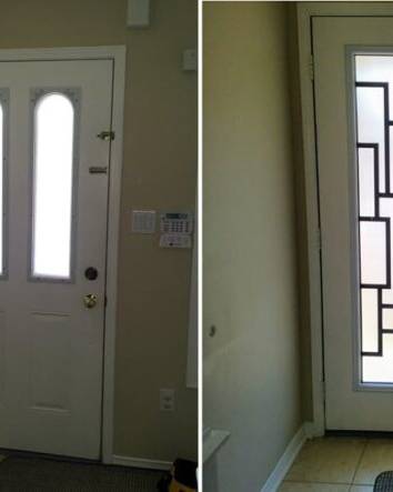 Zen SD wrought iron door insert, installed (photo 4)