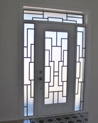 Zen SD wrought iron door insert, installed (photo 8)