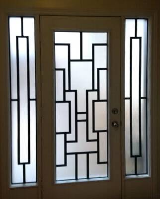 Zen SD wrought iron door insert, installed (photo 10)