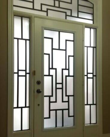 Zen SD wrought iron door insert, installed (photo 13)