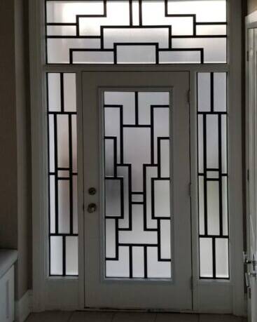 Zen SD wrought iron door insert, installed (photo 15)