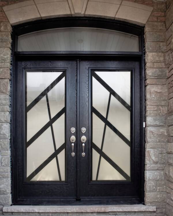 Ultra wrought iron door insert