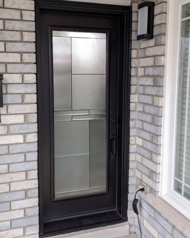 Ventura decorative glass door insert