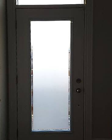 Allure decorative glass door insert, installed (photo 10)
