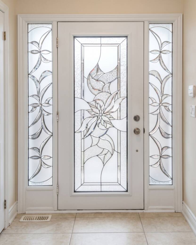 Fiesta decorative glass door insert