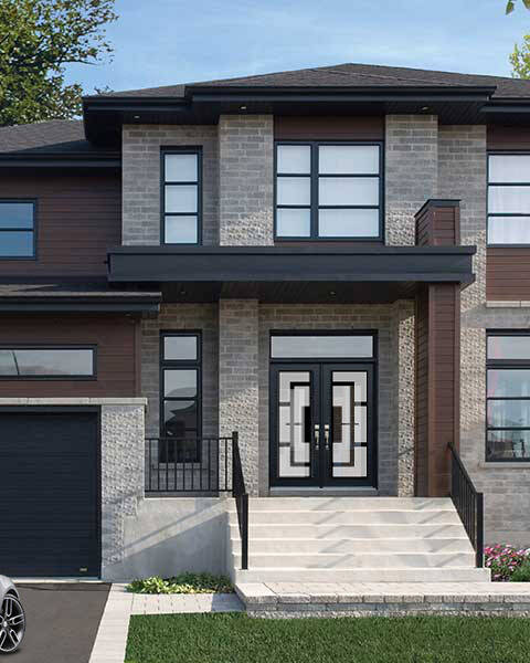 Magnum wrought iron door insert, installed (photo 3)