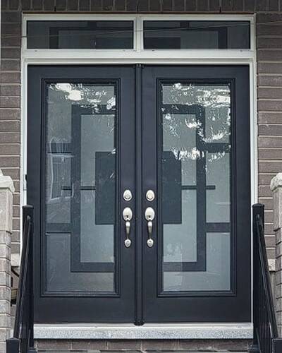 Magnum wrought iron door insert, installed (photo 13)