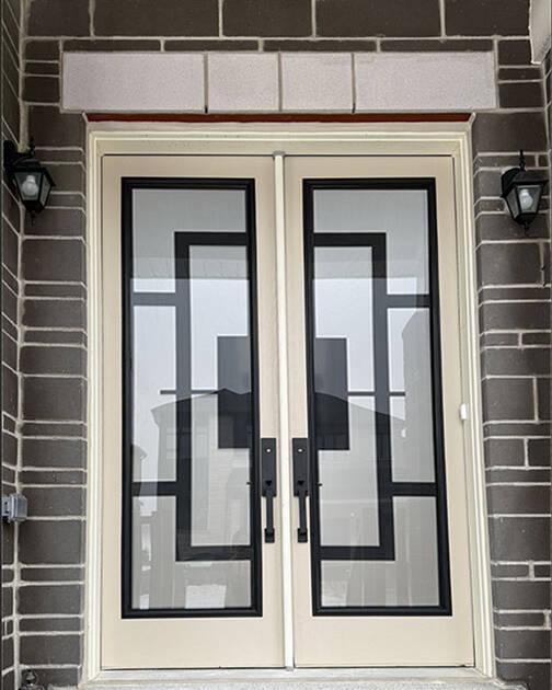 Magnum wrought iron door insert, installed (photo 19)