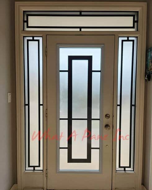 Magnum wrought iron door insert, installed (photo 23)