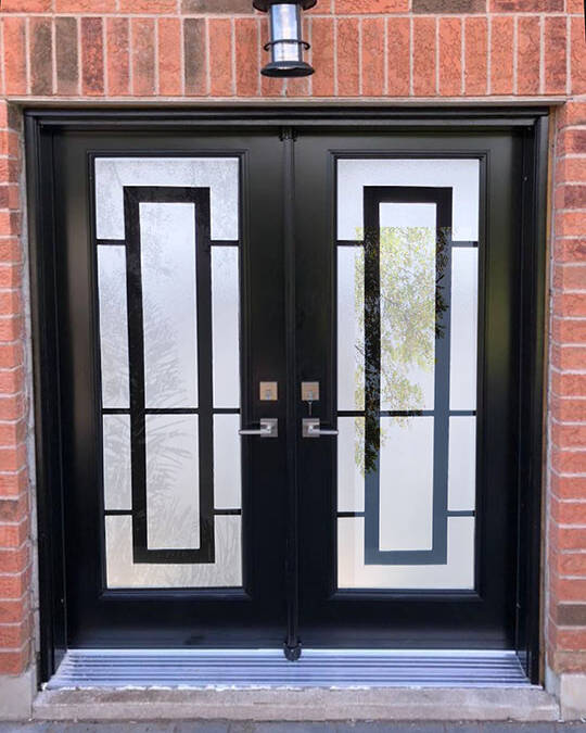Magnum wrought iron door insert, installed (photo 24)