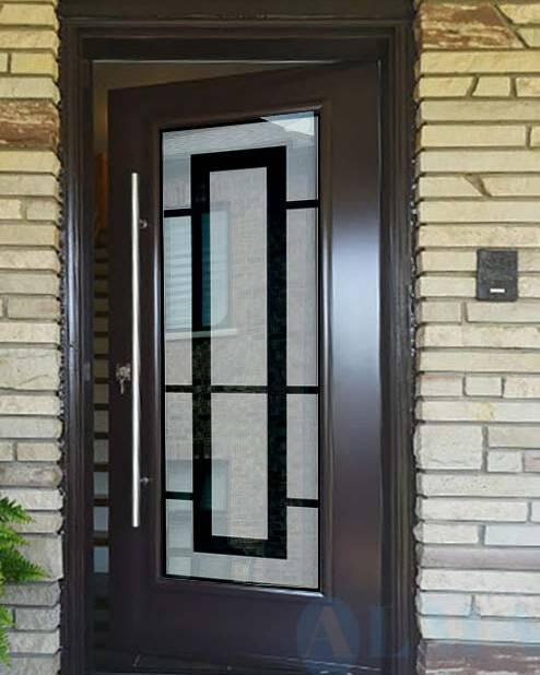 Magnum wrought iron door insert, installed (photo 25)