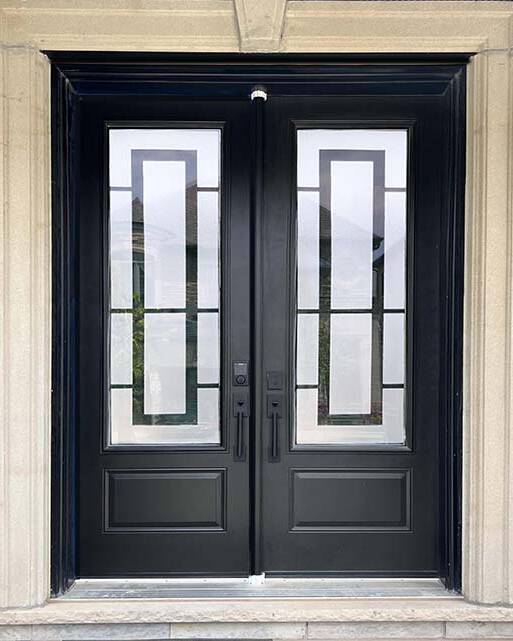 Magnum wrought iron door insert, installed (photo 27)