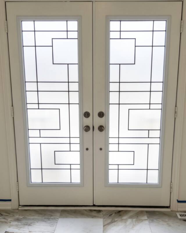 Charisma wrought iron door insert