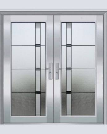 Prodigy decorative glass door insert, installed (photo 11)