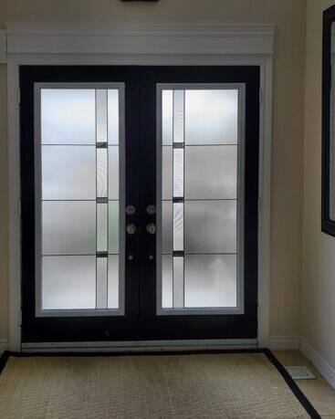 Prodigy decorative glass door insert, installed (photo 17)