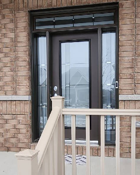 Prodigy decorative glass door insert, installed (photo 20)